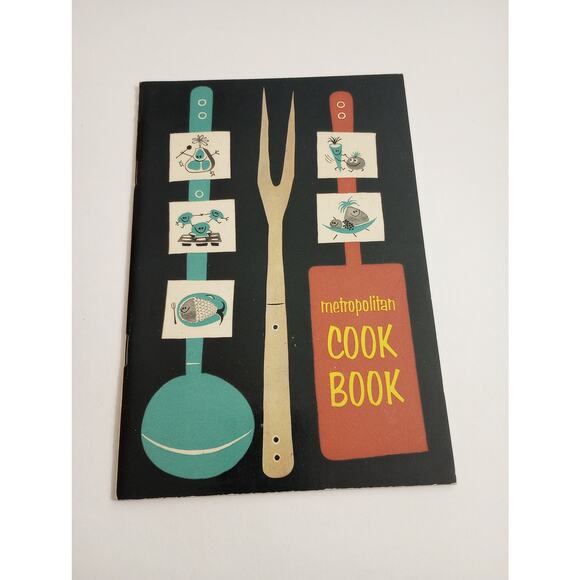 Vintage Metropolitan Life Cook book Mid Cent Mod Cover (bb2) - Picture 1 of 10